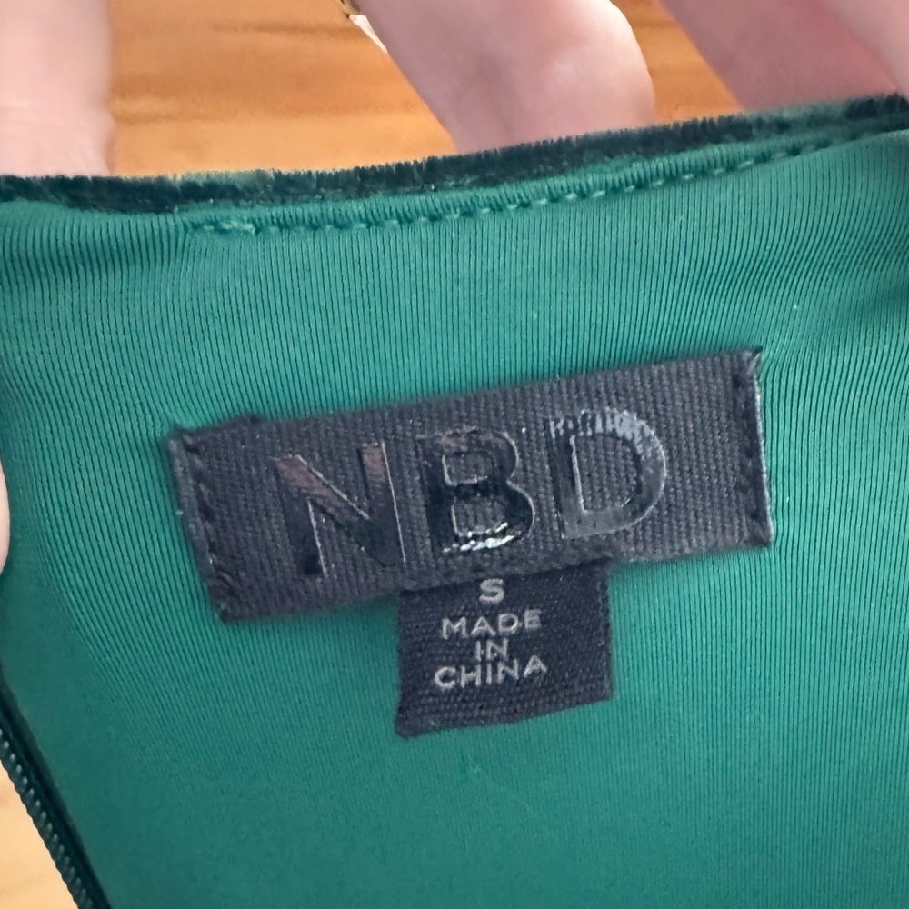 Revolve NBD Velvet Green Dress Shana - Picture 12 of 12